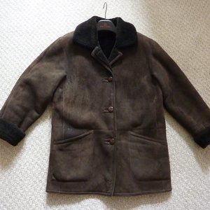 Genuine Sheepskin DANIER LEATHER coat, jacket, size Medium
